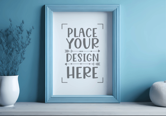 Download Blue Wall Mockup, Poster Mockup - Poster mockup Collection